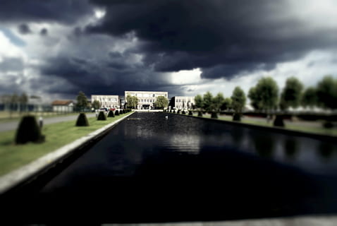 visualizações, panorama, Sombrio, nuvens, céu, depois da tempestade, nuvens escuras, Visão, grama, depois da chuva, jardim, natureza, o fundo, nuvem - céu, arquitetura, agua, estrutura construída, exterior do edifício, tempestade, nublado, pessoas incidentais, Nuvem de tempestade, ao ar livre, esporte, dia, reflexão, plantar, árvore, 4K, CC0, domínio público, royalty free