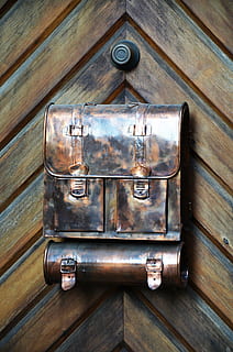 mailbox, post, letter boxes, blacksmithing, newspaper, metal, wood - material, indoors, no people, close-up, still life, table, high angle view, single object, old, security, safety, door, handle, day, pattern, wood, brown, technology, silver colored, latch, 4K, CC0, public domain, royalty free