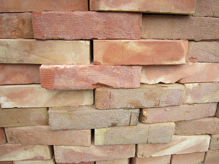 steen, bouw, bouwstoffen, volledig kader, achtergronden, patroon, getextureerde, stenen muur, muur, geen mensen, muur - bouwfunctie, ingebouwde structuur, architectuur, dag, herhaling, detailopname, bruin, ruw, stack, oud, grote groep objecten, buitenshuis, 4K