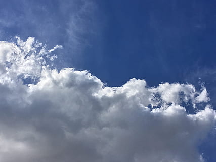 Sky, hvid, hvide skyer, himmel, blå, storm, bomuld, grå, blå himmel, natur, celeste, sky - himmel, cloudscape, skønhed i naturen, hvid farve, baggrunde, overskyet, miljø, idyllisk, fluffy, ingen mennesker, atmosfære, scenics - natur, sollys, vind, udendørs, frihed, lyse, meteorologi, blødhed, 4K, CC0, offentligt domæne, royaltyfrie