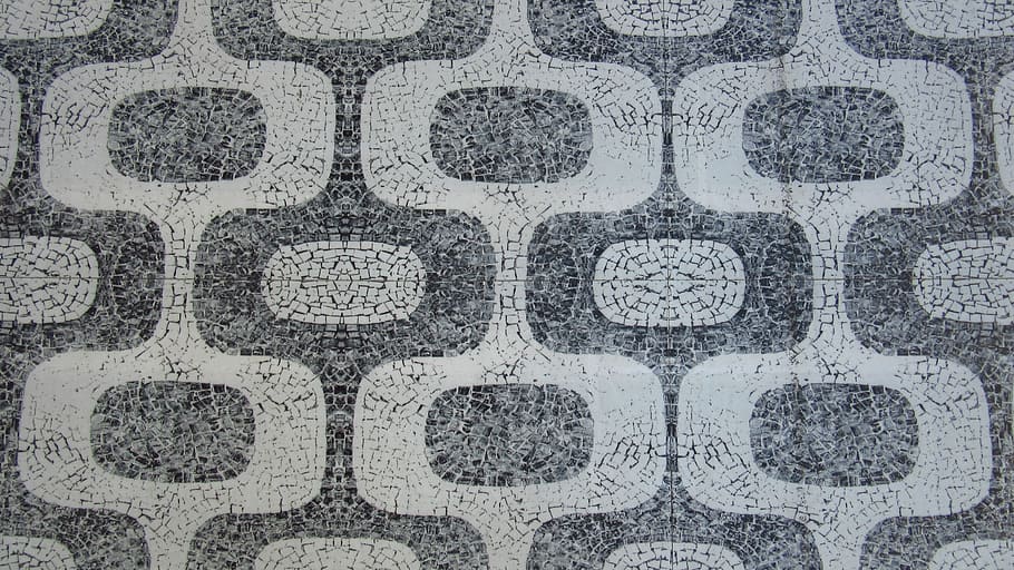 mosaic, sòl, patró, carretera, regularment, vintage, pis, marc complet, cap gent, fons, primer pla, a l'interior, disseny, directament a sobre, sòls, repetició, textura, forma, forma geomètrica, rajola, en fila, a l'aire lliure, dia, costat a costat, arquitectura, arranjament, sòl de rajoles, motiu floral, 4K