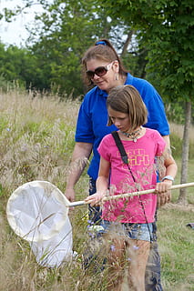 net, insectes, capture, Comment, apprend, fille, Jeune, personnes, enfant, femmes, les femelles, enfance, filles, plante, deux personnes, famille, Vrais gens, unité, progéniture, terre, trois quarts, la nature, Activité de loisir, permanent, émotion, émotion positive, en plein air, innocence, 2K, CC0, domaine public, libre de droits