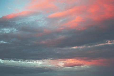 himmel, glød, Sky, sky - himmel, skønhed i naturen, scenics - natur, ingen mennesker, solnedgang, ro, lav vinkel visning, dramatisk himmel, natur, fuld ramme, baggrunde, rolig scene, udendørs, orange farve, idyllisk, storm, cloudscape, skumring, meteorologi, ildevarslende, 5K, CC0, offentligt domæne, royaltyfrie