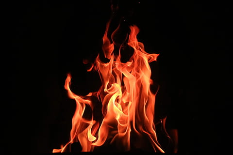 red, fire, digital, wallpaper, bonfire, flame, burning, orange, night, fire - natural phenomenon, heat - temperature, black background, inferno, no people, studio shot, nature, warning sign, sign, cut out, motion, close-up, communication, glowing, burnt, excitement, 1080P, CC0, public domain, royalty free