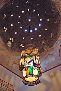 marrakech, lamp, dome, lighting, typical, lighting equipment, ceiling, illuminated, low angle view, indoors, multi colored, no people, hanging, decoration, built structure, pattern, architecture, design, shape, glowing, light, creativity, technology, night, light fixture, electric lamp, 4K, CC0, public domain, royalty free