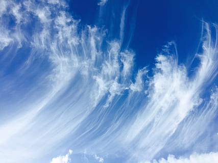 cirrus, debesys, mėlyna, fonas, dangus, saulėtas, cirrus debesys, gražus, aišku, federwolke, fondas, eddy, dangaus mėlynumo, debesis - dangus, „cloudscape“, pobūdį, balta spalva, vaizdai - gamta, atmosfera, aplinką, grožis gamtoje, Dangaus dangus, dramatiškas dangus, nėra žmonių, meteorologija, ramybė, saulės šviesa, ramioje scenoje, lauke, vėjas, klimatas, wispy, švarus, šviesus, abstraktus fonas, 4K, CC0, Viešasis domenas, nemokamai