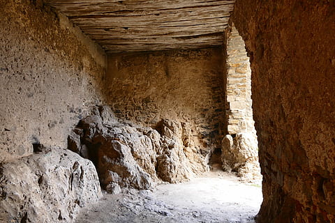 Crypt, Keller, Sicily, File, indoors, architectural column, cave, no people, rock - object, architecture, built structure, old, day, history, the past, wall - building feature, solid, building, rock, weathered, entrance, damaged, abandoned, bad condition, wood - material, ruined, ancient civilization, 2K, CC0, public domain, royalty free