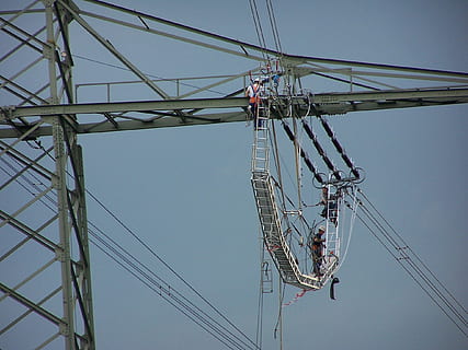 strommast, sky, work, electricity, cable, high voltage, low angle view, nature, connection, day, clear sky, complexity, outdoors, transportation, rope, fuel and power generation, pole, no people, power supply, technology, hanging, electricity pylon, mode of transportation, sailboat, rigging, directly below, 1080P, CC0, public domain, royalty free