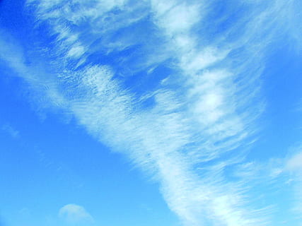 dangus, debesys, pobūdį, mėlyna, dieną, oras, oro, vasara, lauke, debesis - dangus, fonas, klimatas, švarus dangus, balta, stratosfera, „cloudscape“, purus, scenos, žemas kampo vaizdas, grožis gamtoje, nėra žmonių, ramybė, vaizdai - gamta, ramioje scenoje, balta spalva, idiliškas, visą kadrą, aplinką, garų takas, minkštumas, wispy, meteorologija, 8K, CC0, Viešasis domenas, nemokamai