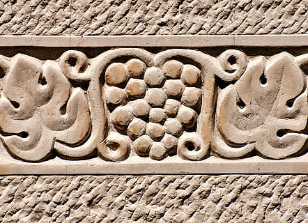 frontera, pared, piedra, estructura, frontera, pared, Pared de piedra, modelo, nadie, de cerca, escultura, arquitectura, civilización antigua, al aire libre, Arte y artesanía, estructura construida, arte, día, tallado - producto artesanal, luz del sol, fotograma completo, marrón, edificio, historia, el pasado, exterior del edificio, antiguo, creatividad, vista de ángulo bajo, florido, 5K, CC0, dominio público, libre de derechos