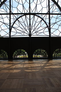 flora, cologne, vindue, ornamenter, lys, sol, skygge, parket, himmel, art nouveau, Botanisk Have, indre, arkitektur, indendørs, bygget struktur, ingen mennesker, bygning, glas - materiale, design, dag, bue, mønster, glas, gulve, form, metal, kreativitet, Kunst og håndværk, natur, loft, 4K, CC0, offentligt domæne, royaltyfrie