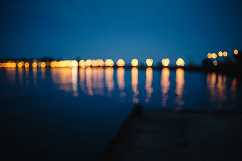 reflected, water, night, City lights, at night, coast, ocean, sea, city, reflection, Europe, waterscape, urban, lights, bulgaria, black sea, Nessebar, dusk, lake, nature, sunset, blue, outdoors, sky, twilight, defocused, pier, no People, illuminated, architecture, lighting equipment, clear sky, tranquility, built structure, street light, tranquil scene, 5K, CC0, public domain, royalty free
