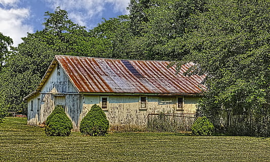 graner, rústic, graners, ohio, art digital, rural, escènic, país, camp, paisatge, cobert, coberts, granja, granges, agricultura, agrícola, Masia, campanar, comtat, americana, foto, fotografia, estructura, estructures, sturgell, William Sturgell, factura sturgell, històric, decoració de la llar, edificis, núvols, cel, arbre, arbres, ennuvolat, cels, males herbes, comtat del campanar, urbana, planta, arquitectura, estructura construïda, exterior de l'edifici, creixement, naturalesa, color verd, casa, sostre, edifici, dia, cap gent, barri residencial, a l'aire lliure, terra, núvol - cel, teula de teulada, plantació, 4K, CC0, domini públic, lliure de regalies