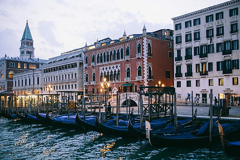 trip, venice, Venice, Italy, vacations, architecture, buildings, old town, Europe, travel, italian, Italy, veneto, venezia, mediterranean, venive, old houses, tourist, venice - Italy, canal, gondola, grand Canal - Venice, famous Place, italian Culture, nautical Vessel, travel Destinations, travel Locations, water, tourism, urban Scene, gondolier, gondola - traditional boat, building exterior, built structure, mode of transportation, transportation, building, city, nature, waterfront, moored, sky, outdoors, wooden post, 4K
