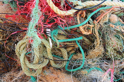 Treibgut, Umgebung, Netzwerk, Seil, kommerzielles Fischernetz, Fischereiindustrie, verheddert, Hafen, Fischernetz, Angeln, Vollbild, Tag, Hintergründe, Komplexität, keine Leute, Angelrute, Stange, High Angle View, Nahansicht, Stillleben, texturiert, draußen, Natur, Muster, unordentlich, 2K, CC0, gemeinfrei, lizenzfrei