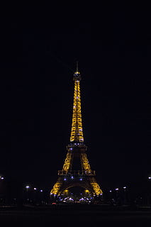 nighttime, paris, nightime, Eiffel tower, night, tower, tour eiffel, paris - France, france, famous Place, travel, travel Destinations, tourism, city, urban Scene, europe, french Culture, architecture, cityscape, monument, capital Cities, international Landmark, tourist, vacations, outdoors, built structure, illuminated, tall - high, sky, no people, building exterior, history, the past, nature, building, copy space, spire, skyscraper, 4K, CC0, public domain, royalty free