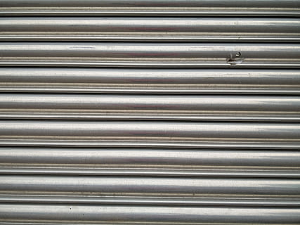 Structure, Aluminium, Background, shutters, roller shutter, striped, striated, grey, metal, metallic, close, pattern, abstract, technology, wall, obstacle, silver colored, silver - metal, steel, iron - metal, backgrounds, alloy, aluminum, textured, no people, shiny, stainless steel, corrugated iron, iron, brushed metal, full frame, shutter, closed, gray, chrome, corrugated, textured effect, metal industry, sheet metal, abstract backgrounds, 4K, CC0, public domain, royalty free