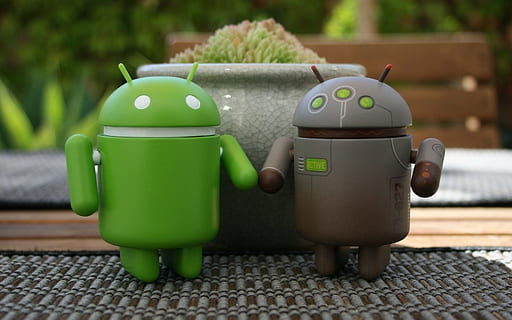 dos, verd, gris, figureta d’android, al costat, test, android, parella, ordinador, tecnologia, home, dona, sense fils, Internet, electrònica, comunicació, adults, connexió, smartphone, digital, telèfon, mòbil, dispositiu, mitjans de comunicació, mobilitat, pantalla tàctil, aplicació, xarxa, cel·lular, multimèdia, interfície, avatar, color verd, centrar-se en primer pla, primer pla, cap gent, dia, planta, a l'aire lliure, representació, representació animal, naturalesa, dos objectes, tassa, art i artesania, creativitat, davant o pati del darrere, arquitectura, cara somrient antropomòrfica, reciclatge, 1080P, CC0, domini públic, lliure de regalies