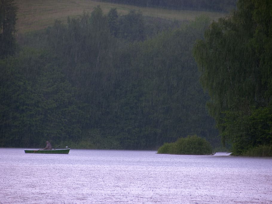 pluja, arrencada, vaixell de rem, imatge de fons, textura, tancar, degoteig, bosc, promontori, gota de pluja, esprai, fred, humit, posa fi, precipitar, temps, llac, mar, aigua, districte, fons, superfície, creativitat, estructura, patró, resum, vaixell nàutic, transport, davant del mar, manera de transport, planta, arbre, dia, naturalesa, escenics - natura, bellesa a la natura, dues persones, a l'aire lliure, tranquil·litat, terra, escena tranquil·la, veler, 2K