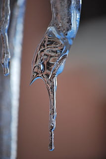 istap, is, makro, tæt på, ingen mennesker, fokus på forgrunden, vand, Frosset, kold temperatur, indendørs, natur, hængende, krystal, detalje, dag, selektiv fokusering, vinter, miljø, metal, renhed, sølvfarvet, smeltning, 4K, CC0, offentligt domæne, royaltyfrie