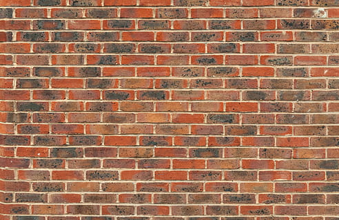 Nahaufnahmefoto, braun, Mauerziegel, Wand, Textur, Backstein, Hintergründe, rot, Wandbau - Funktion, Muster, Ziegelwand, Zement, Mauerwerk, Material, Vollbild, die Architektur, gebaute Struktur, keine Leute, texturiert, Tag, Wiederholung, draußen, Gebäudehülle, Anordnung, gestalten, in einer Reihe, 4K, CC0, gemeinfrei, lizenzfrei