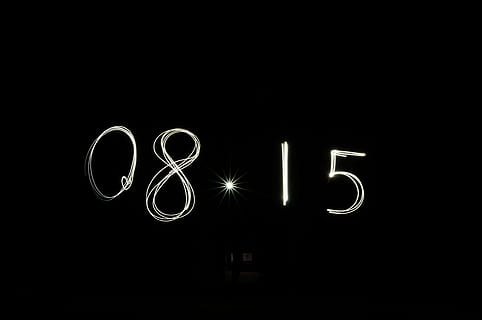 date, night view, august, 15th, august 15th, black Color, night, illuminated, communication, sign, neon, number, glowing, lighting equipment, text, dark, copy space, no people, light - natural phenomenon, light painting, long exposure, light, western script, black background, message, 4K, CC0, public domain, royalty free