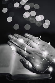 making, fairy, lights, Magic, Fairy Lights, time, decoration, bokeh, human Hand, black And White, people, human Finger, close-up, one Person, human body part, adult, hand, real people, indoors, body part, illuminated, finger, lifestyles, holding, focus on foreground, lighting equipment, selective focus, night, glowing, light - natural phenomenon, 4K