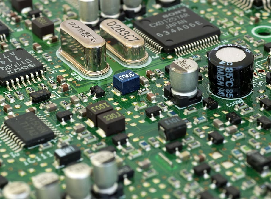 tæt på, Foto, sort, modstand, kredsløbsplade, elektronik, kredsløb, teknologi, bestyrelse, computer, chip, processor, bundkort, hardware, tech, grøn, transistorer, elektronikindustrien, computerchip, kompleksitet, industri, ingen mennesker, computerudstyr, udstyr, selektiv fokusering, forbindelse, grøn farve, computer del, baggrunde, fuld ramme, indendørs, stilleben, elektrisk komponent, elektrisk udstyr, 4K