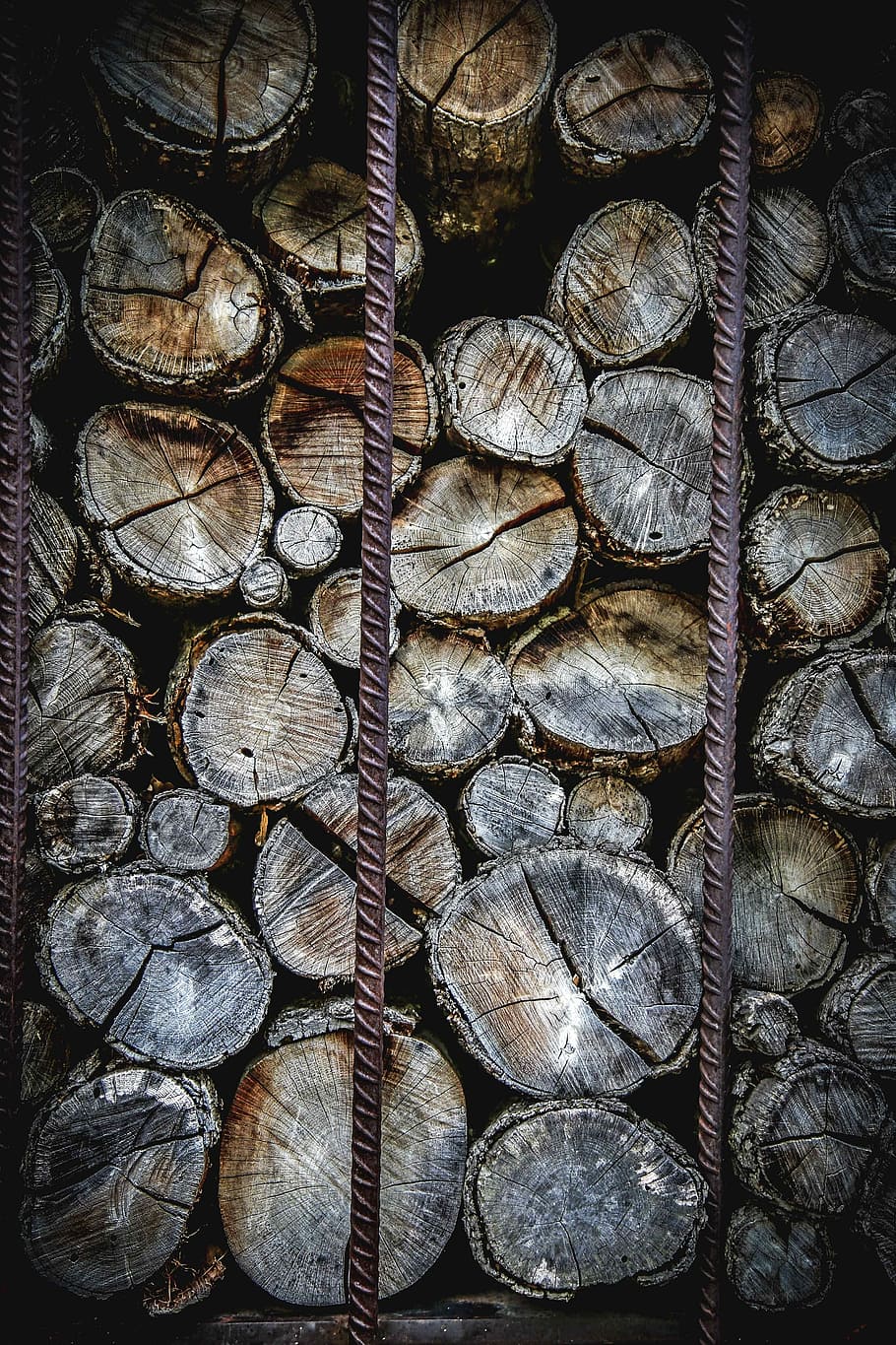 Wood, Grid, Structure, Old, Facade, protection, protect, wall, walls, abundance, full frame, large group of objects, timber, backgrounds, deforestation, log, lumber industry, firewood, no people, forest, wood - material, heap, stack, tree, woodpile, textured, fossil fuel, environmental issues, 4K