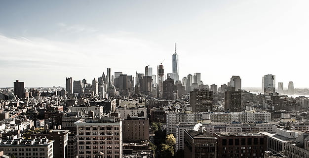 Antenne, Foto, Stadt, Weiß, Wolken, tagsüber, Luftbild, weiße Wolken, städtische Skyline, Stadtbild, Wolkenkratzer, städtische Szene, Vereinigte Staaten von Amerika, New York City, Manhattan - New York City, Innenstadt, Gebäudehülle, die Architektur, berühmter Platz, gebaute Struktur, Stadt leben, Bürogebäude, Architektur und Gebäude, Reiseorte, Finanzviertel, Panorama-, Gebäude, Bürogebäude außen, Himmel, Landschaft, Wohngegend, überfüllt, große Höhe, Reiseziele, Menge, modern, Turm, Natur, draußen, Siedlung, 4K, CC0, gemeinfrei, lizenzfrei