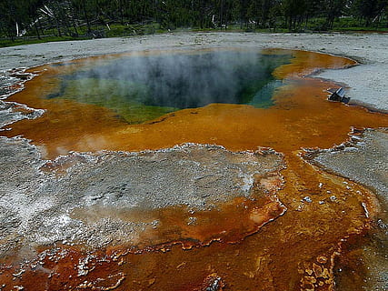 Frühling, Schwimmbad, Smaragd, Federn, heiß, Landschaften, Natur, Heiße Quelle, Wasser, Kraft in der Natur, Dampf, Geysir, Hitze - Temperatur, Schönheit in der Natur, physische Geographie, Geologie, keine Leute, Rauch - physische Struktur, Tag, Szenen - Natur, Umgebung, Reiseziele, Leistung, Nicht-städtische Szene, Ruhe, draußen, Verschmutzung, 720P, CC0, gemeinfrei, lizenzfrei