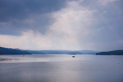 sø, udsigt, landskab, skyer, sommer, sø, udsigt, Solina, Polen, ro, skønhed i naturen, natur, scenics, rolig scene, vand, sky - himmel, himmel, bjerg, scenics - natur, hav, ikke-urbane scene, idyllisk, dag, ingen mennesker, udendørs, bjergkæde, havnefronten, jord, Bugt, 4K, CC0, offentligt domæne, royaltyfrie