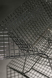 metal wire chair, Metal wire, chair, metal, wire, mesh, design, steel, grid, no people, architecture, built structure, pattern, indoors, fence, boundary, barrier, chainlink fence, low angle view, day, protection, building exterior, security, outdoors, safety, close-up, building, sport, 1080P, CC0, public domain, royalty free