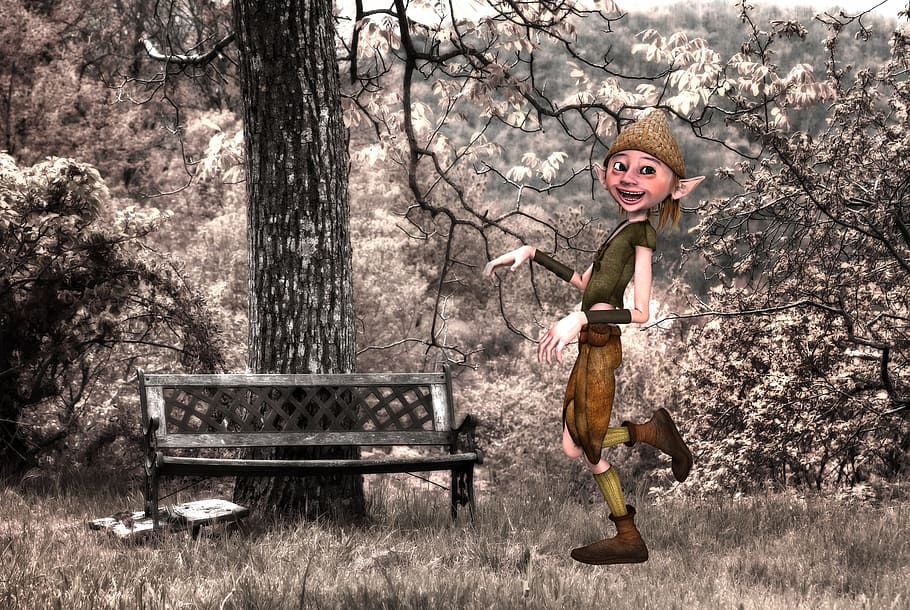 editat, foto, caminar, elf, negre, fusta, banc, follet, hiverns, arbre, paisatge, camp, trepants, barret, paisatge d'hivern, jardí, naturalesa, colors, fulles, sotabosc, fullatge, branca, temporada, planta, longitud completa, una persona, seient, de peu, infància, estils de vida, dia, activitat d'oci, nen, terra, retrat, dones, persones reals, vista frontal, roba casual, a l'aire lliure, 2K