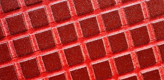 background, texture, red, wood, tile, squares, structure, pattern, full frame, backgrounds, no people, wall - building feature, textured, built structure, repetition, close-up, wall, architecture, geometric shape, day, brick, shape, brick wall, outdoors, square shape, design, textured effect, ceiling, 5K, CC0, public domain, royalty free