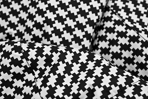 black, white, fabric textile, texture, pattern, fabric, cushions, furniture, backgrounds, checked Pattern, black Color, abstract, seamless, black And White, full frame, no people, indoors, close-up, white color, still life, high angle view, textile, shape, leisure games, focus on foreground, flooring, design, repetition, large group of objects, paper, 4K, CC0, public domain, royalty free