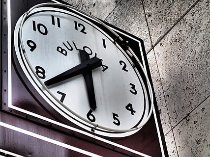 Clock, Time, Minute, Hour, Deadline, timer, countdown, measurement, accuracy, clock Face, old, old-fashioned, number, minute Hand, antique, no people, wall - building feature, close-up, clock hand, instrument of time, communication, wall clock, shape, indoors, hour hand, day, high angle view, architecture, 4K, CC0, public domain, royalty free