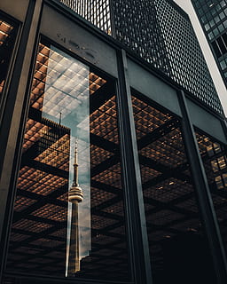 Glaswand, Gebäude, anzeigen, Reflexion, CNN Turm, schwarzes Betongebäude, reflektieren, Fenster, Stadt, Turm, die Architektur, städtische Szene, Gebäudehülle, Wolkenkratzer, New York City, gebaute Struktur, Bürogebäude, Glas - Material, keine Leute, Geschäft, Manhattan - New York City, Innenstadt, Flachwinkelansicht, Muster, Tag, modern, draußen, Metall, Glas, Natur, Himmel, transparent, Bürogebäude außen, Decke, 4K, CC0, gemeinfrei, lizenzfrei