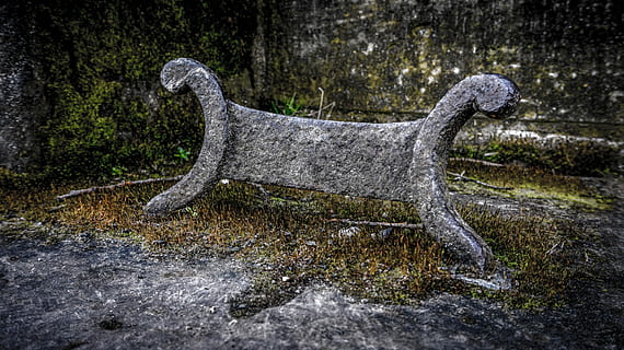 ferro, vell, pedra, cap gent, representació animal, un animal, representació, animal, dia, art i artesania, molsa, naturalesa, temes d'animals, escultura, creativitat, sòlid, sol objecte, mamífer, a l'aire lliure, estàtua, artesania, vista lateral, història, 5K, CC0, domini públic, lliure de regalies