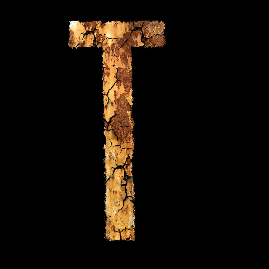 carta, inoxidable, Font, mòdul, t, cap gent, vell, primer pla, còpia espai, a l'interior, tir de l'estudi, resistent, espatllat, textura, metall, nit, naturalesa, fons negre, color negre, declivi, deteriorament, creu, mal estat, planta, 1080P