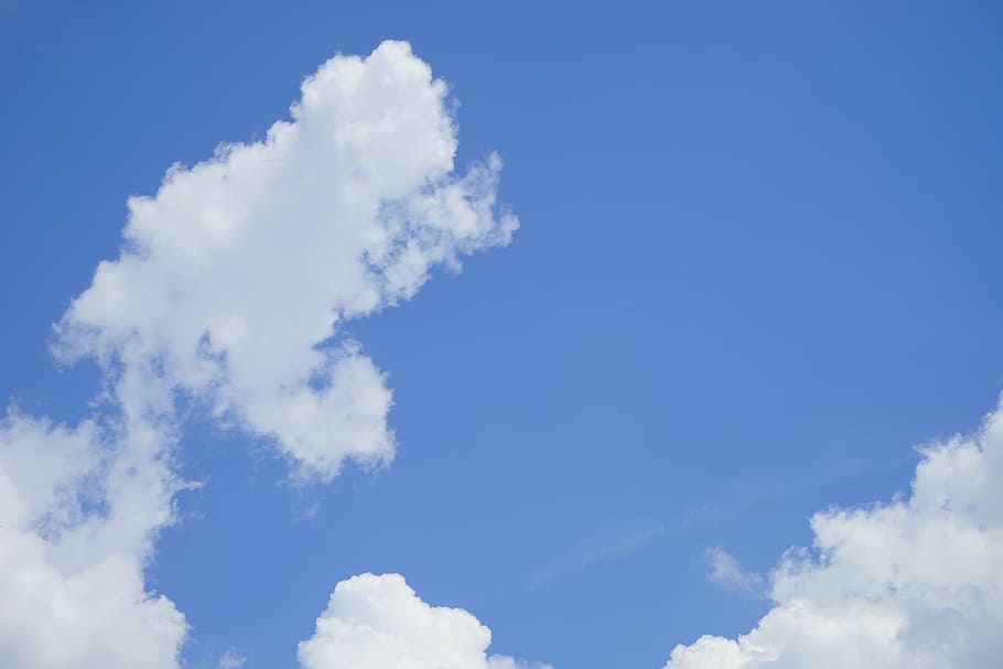 nuvole, cloudformation, cielo, bianca, blu, cumulo, forma di nuvole, nube di mazzo di, nubi cumuliformi, tempo metereologico, fenomeno meteorologico, atmosfera, clima, nuvola - cielo, bellezza nella natura, Inquadratura dal basso, Colore bianco, natura, nessuno, giorno, scenics - natura, la tranquillità, scena tranquilla, all'aperto, idilliaco, sfondi, luce del sole, Cloudscape, soffice, morbidezza, meteorologia, 5K