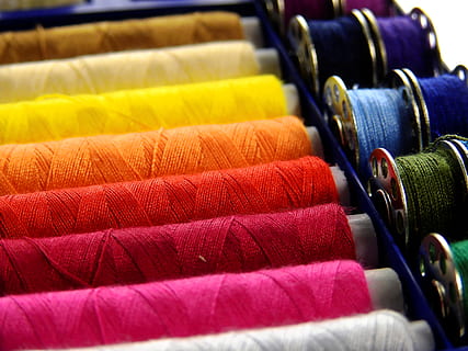 close, photo, assorted, threads, close up, yarn, thread, sew, thread spool, colorful, sewing thread, haberdashery, fashion, design, bobbin, role, handarbeiten, schneider, craft, coil, nähutensilien, sewing accessories, sewing kits, fadenrollen, tailoring, creative, multi colored, variation, textile, in a row, choice, spool, no people, indoors, close-up, selective focus, industry, arrangement, textile industry, large group of objects, sewing item, art and craft, still life, retail, order, 4K