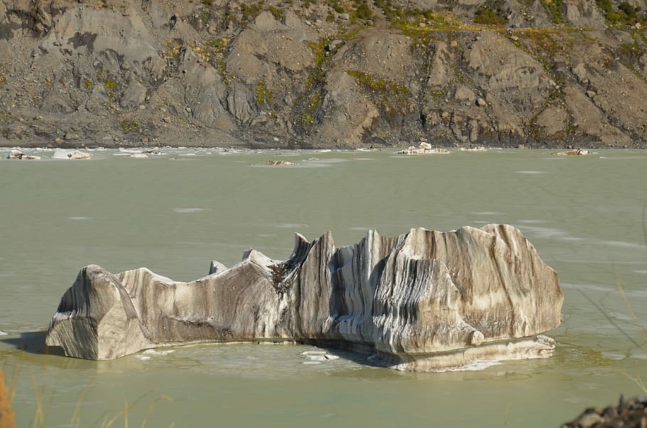 iskold, gletscher, is, kold, vand, natur, afspejling, havnefronten, sø, klippe, skønhed i naturen, dag, rock-objekt, ro, solid, ingen mennesker, rock formation, scenics - natur, rolig scene, udendørs, ikke-urbane scene, fjern, 4K