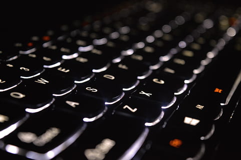 black computer keyboard, keyboard, computer, windows, computer keyboard, technology, communication, equipment, button, laptop, keypad, typing, letter, symbol, enter, sign, digital, device, board, alphabet, tool, word, computing, close-up, control, computer equipment, text, computer part, selective focus, no people, computer key, connection, wireless technology, indoors, sound mixer, black color, sound recording equipment, push button, complexity, black background, electrical equipment, 2K, CC0, public domain, royalty free