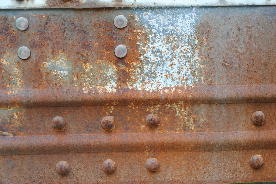 tekstur, rust, brun, blå, peeling maling, bolter, metall, rusten, dag, full ramme, nærbilde, bakgrunn, ingen folk, utendørs, gammel, bolt, forvitret, strukturert, mutter - feste, foreldet, avslå, forverring, forlatt, mønster, dør, løp ned, jern, 4K