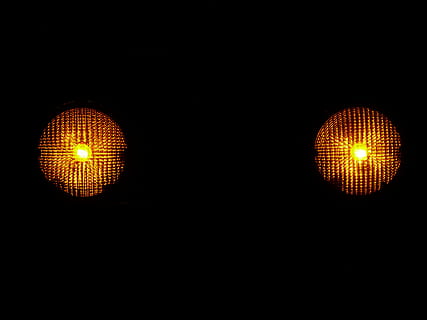 warning lights, warnblinkleuchte, Warning Lights, warnblinkleuchte, light source, road, light signal, light, turn right, attention, warning, barrier, stop, construction site lighting, site, yellow, bark, level crossing, demarcation, limit, traffic, road works, illuminated, lighting equipment, dark, no people, night, black background, copy space, glowing, orange color, light - natural phenomenon, outdoors, electricity, low angle view, studio shot, circle, geometric shape, nature, electric lamp, 2K, CC0, public domain, royalty free