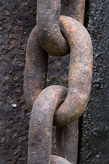 chain, stainless, background, metal, rusted, weathered, close up, rusty, close-up, no people, strength, outdoors, connection, focus on foreground, day, security, textured, safety, iron - metal, old, run-down, high angle view, hanging, attached, 4K, CC0, public domain, royalty free