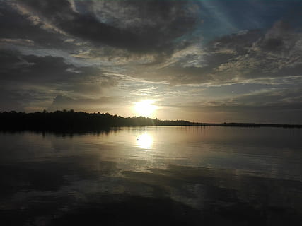 Sonnenuntergang, Kerala, Fluss, Himmel, Wasser, Reflexion, wolke - himmel, Ruhe, ruhige Szene, Szenen - Natur, Schönheit in der Natur, See, Natur, keine Leute, Nicht-städtische Szene, idyllisch, Sonne, Silhouette, Ufergegend, draußen, 4K, CC0, gemeinfrei, lizenzfrei