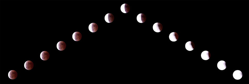 lunar, eclipsi, lluna, vista nocturna, Eclipse de lluna, fons negre, cap gent, tir de l'estudi, astronomia, en fila, espai, cel, cercle, forma, gran grup d'objectes, nit, panoràmica, a l'interior, creixent, forma geomètrica, primer pla, emoció, naturalesa, 2K, CC0, domini públic, lliure de regalies