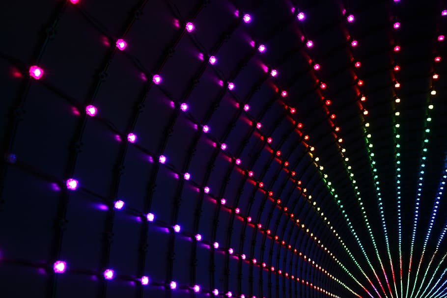 multicolor, led, llum, digital, fons de pantalla, ratlles, raigs, llums, color, estrelles, purpurina, sèrie, neó, línies, reflexions, leds, xarxa, flaix, tub, infinit, Camí, il·luminat, nit, equips d’il·luminació, patró, cap gent, resum, vermell, en fila, fons, tecnologia, a l'interior, discoteca, vida nocturna, marc complet, brillant, decoració, llum - fenomen natural, color rosa, 5K
